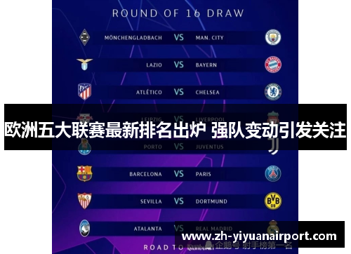 欧洲五大联赛最新排名出炉 强队变动引发关注